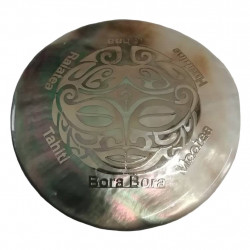 Mother of pearl magnet - Tiki