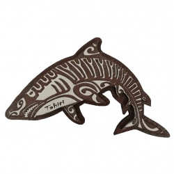 Wood magnet - Shark