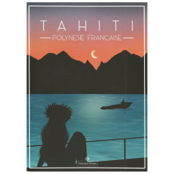 Sunset Postcards - Tahiti 1